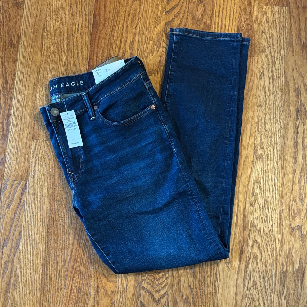 American Eagle Outfitters Men's Deep Indigo Skinny Jeans NWT
